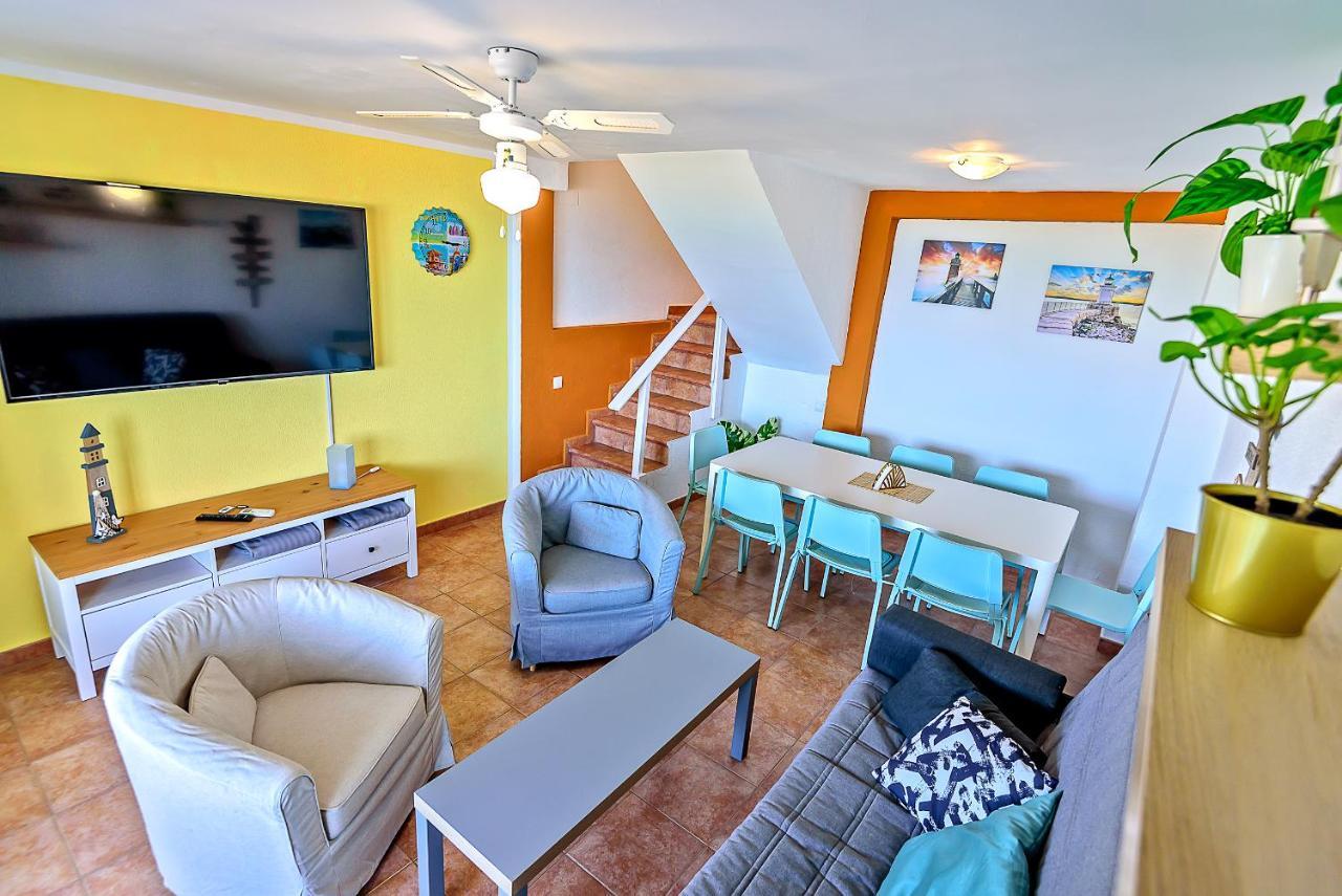 Ocean Sunset Beachfront House With Terraces Эль-Пуэрто-де-Санта-Мария Экстерьер фото