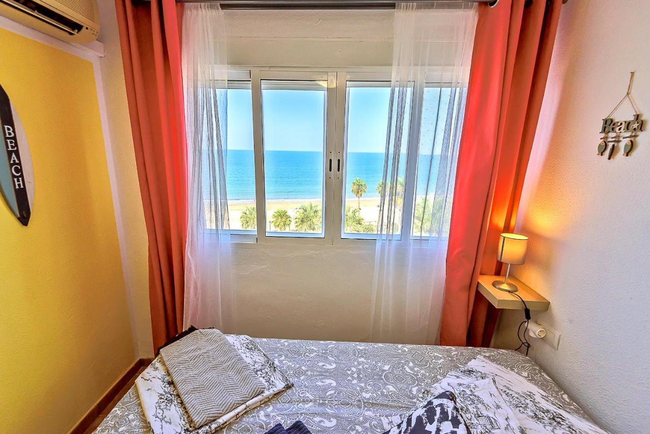 Ocean Sunset Beachfront House With Terraces Эль-Пуэрто-де-Санта-Мария Экстерьер фото