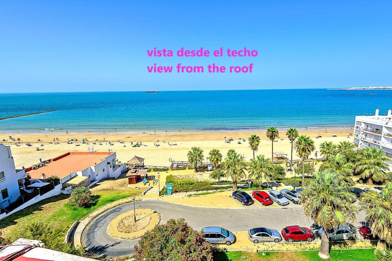 Ocean Sunset Beachfront House With Terraces Эль-Пуэрто-де-Санта-Мария Экстерьер фото