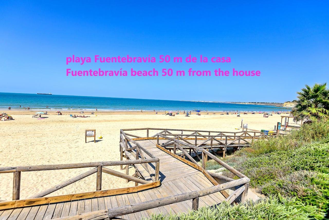 Ocean Sunset Beachfront House With Terraces Эль-Пуэрто-де-Санта-Мария Экстерьер фото