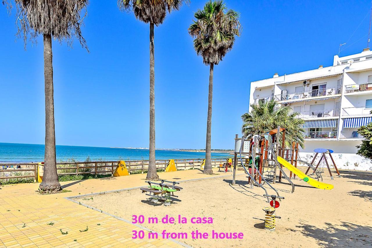 Ocean Sunset Beachfront House With Terraces Эль-Пуэрто-де-Санта-Мария Экстерьер фото